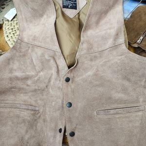 Protest Men's Tan Leather Jacket